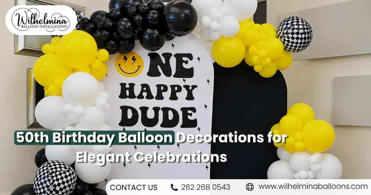 50th Birthday Balloon Decorations