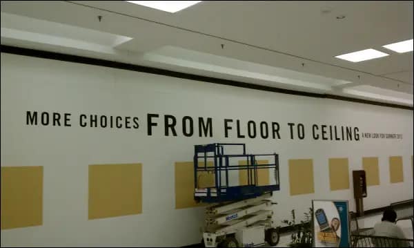 Interior wall coverings and murals creating visually striking spaces