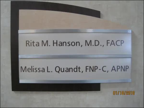 Professional room and office identifiers for easy navigation and organization