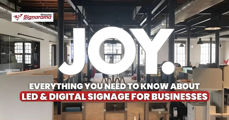 LED & Digital Signage for Businesses LED & Digital Signage for Businesses