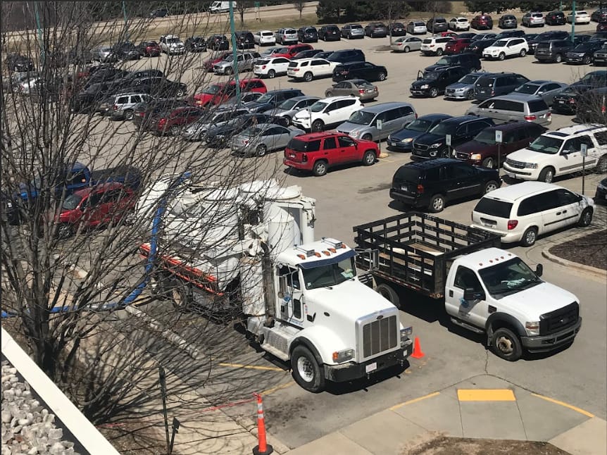 image waste management vehicle