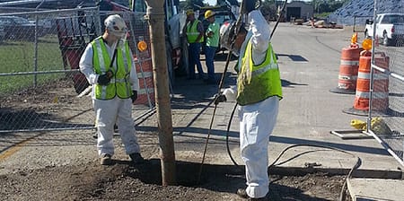 non-destructive hydro-excavation