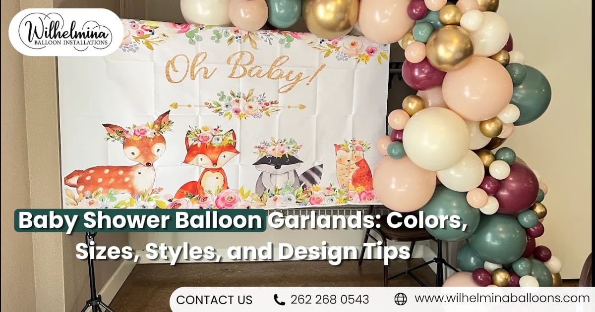 Baby Shower Balloon Garlands