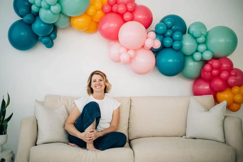 Home 1 Elegant balloon installation for event decoration with custom balloon arch and backdrop
