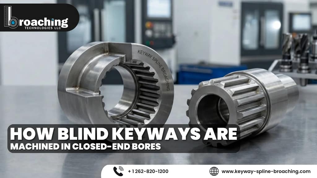 How Blind Keyways Are Machined